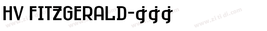 HV FITZGERALD字体转换